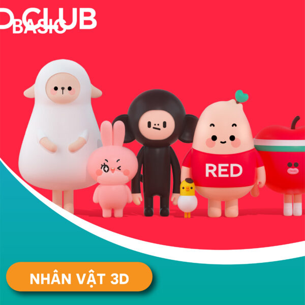 vẽ nhân vật 3D