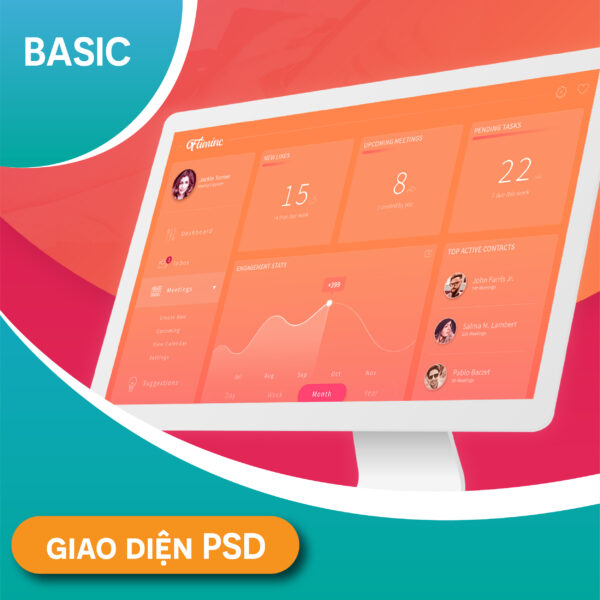 thiết kế giao diện PSD BASIC