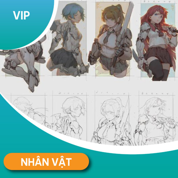 Vẽ nhân vật game VIP