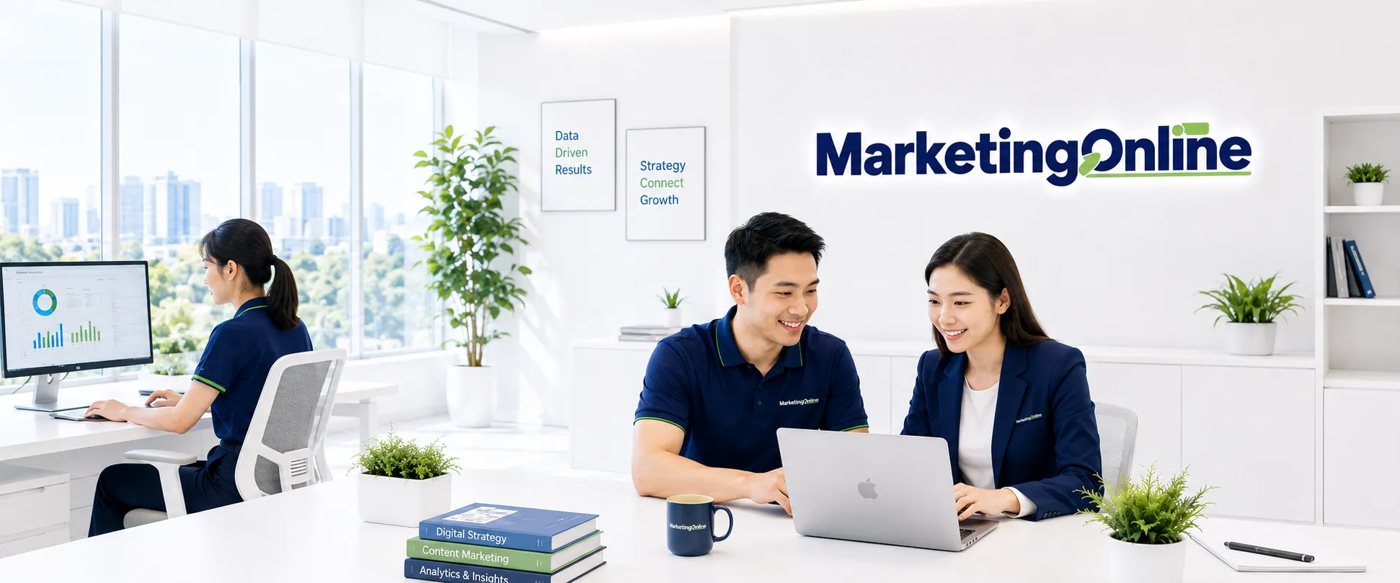 Đội ngũ Sale và Marketing đang trao đổi giải pháp